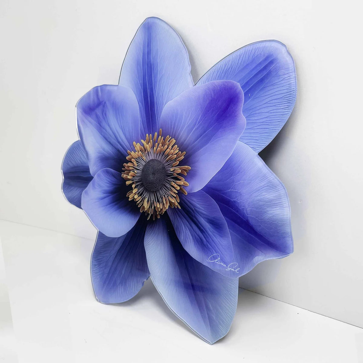 Floral Acrylic Silhouette - Anemone