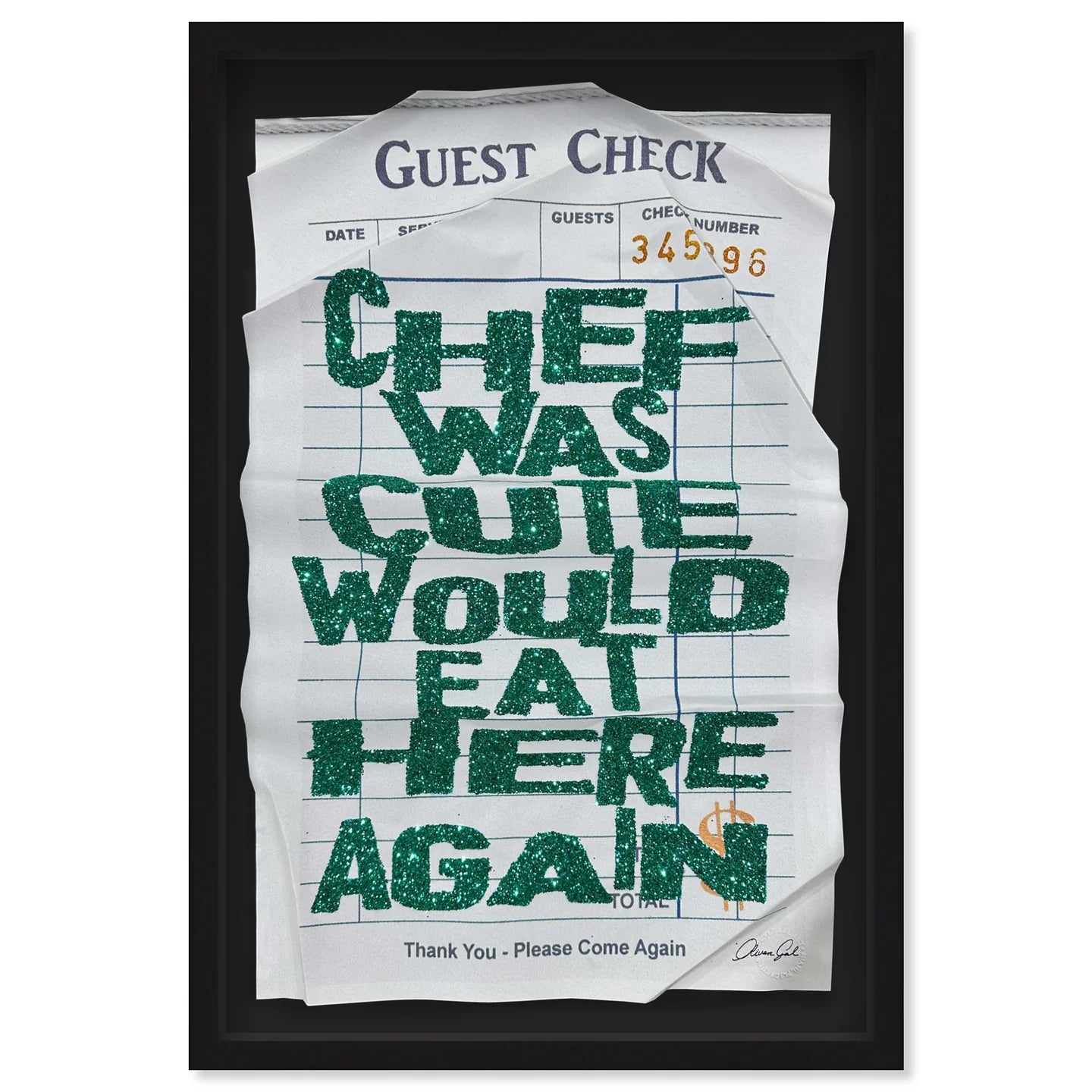 Chef II Check | Oliver Gal | Limited Edition