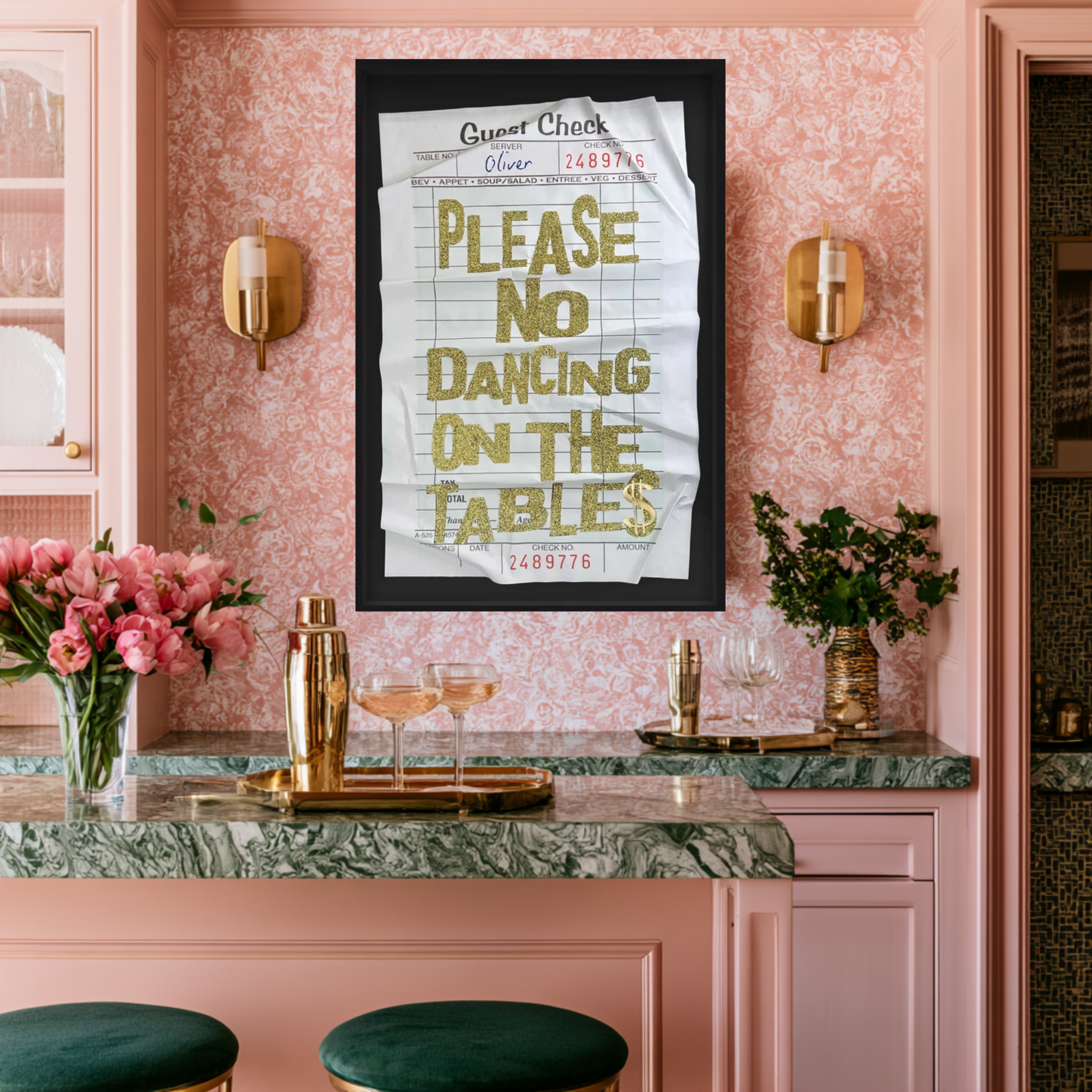 Dancing II Check | Oliver Gal | Limited Edition