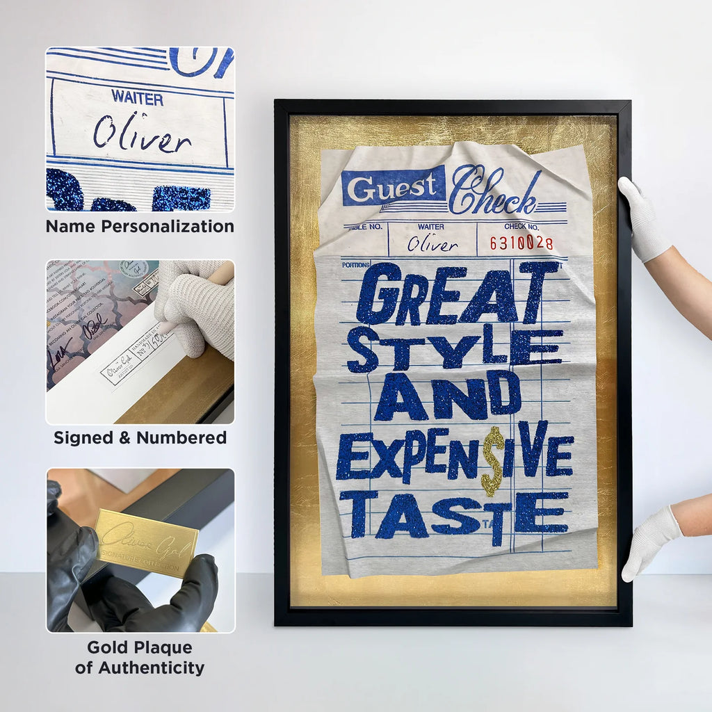 Expensive Check | Oliver Gal | Limited Edition