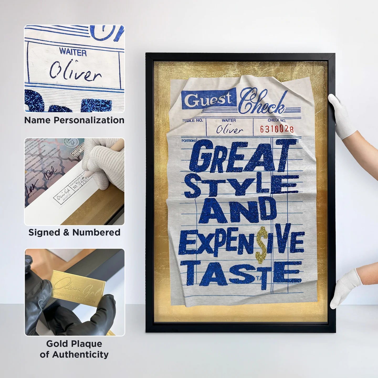 Expensive Check | Oliver Gal | Limited Edition