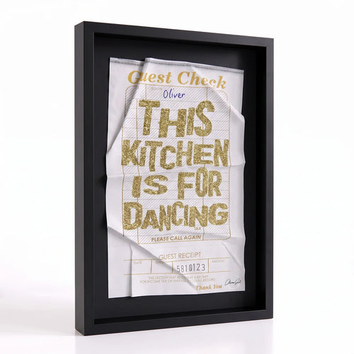 Kitchen Check Please Gold | Limited Edition
