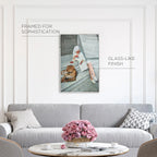 Morning Statement Coffee - Framed Acrylic Art | Oliver Gal