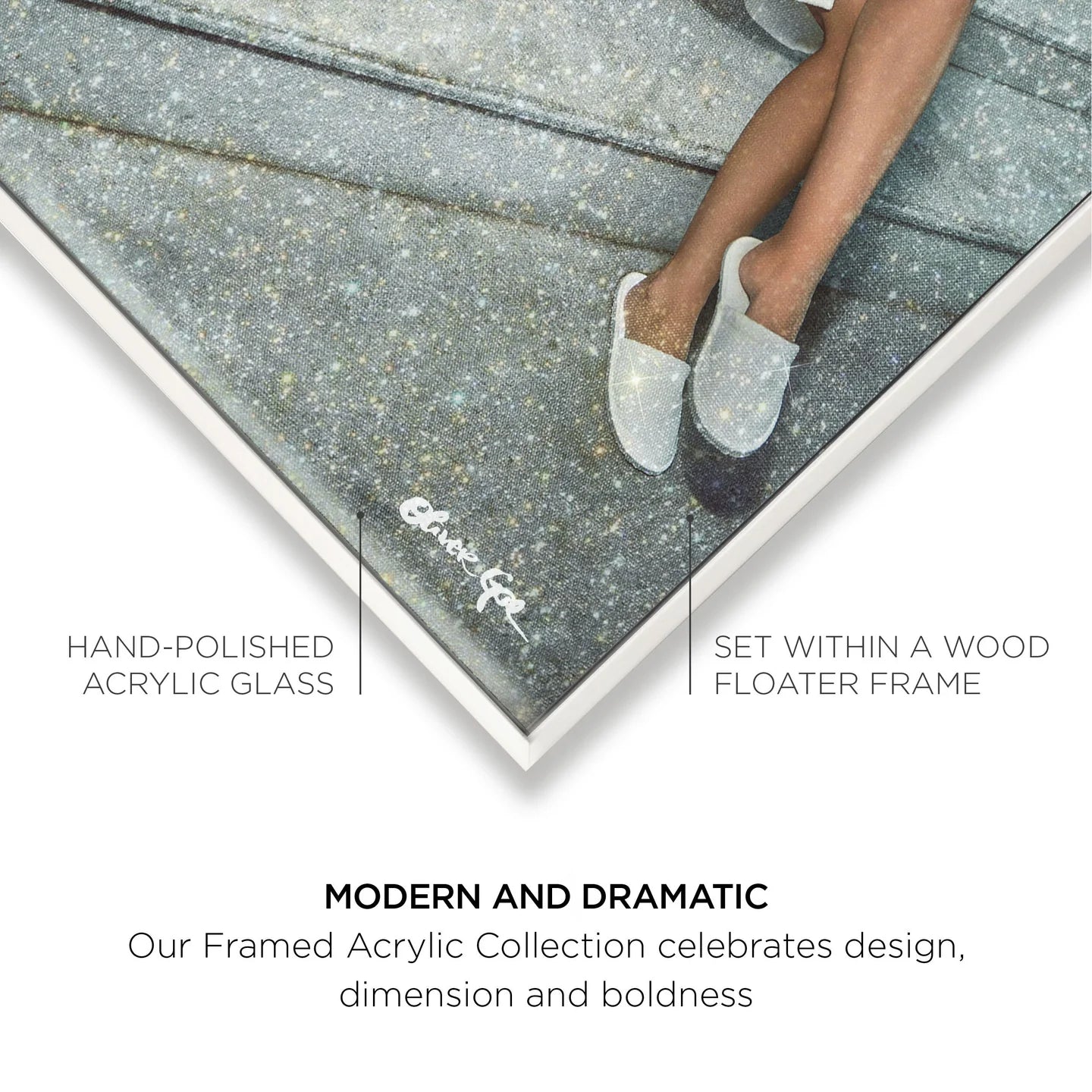 Morning Statement Coffee - Framed Acrylic Art | Oliver Gal