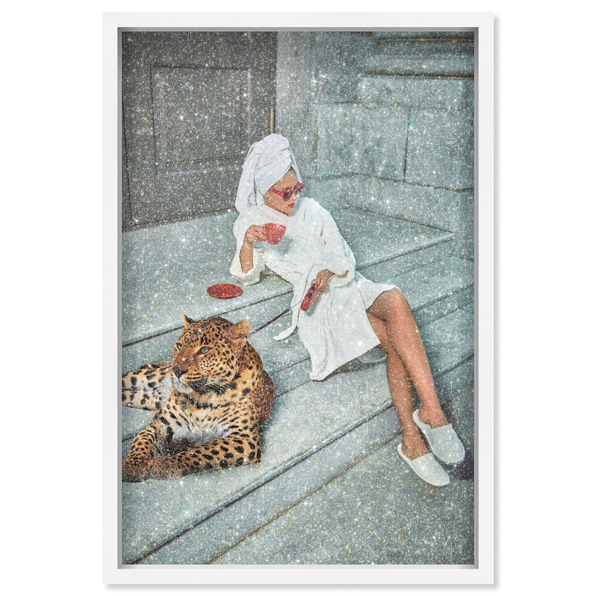 Morning Statement Coffee - With Hand-applied Shimmer Diamond Dust™ | Oliver Gal