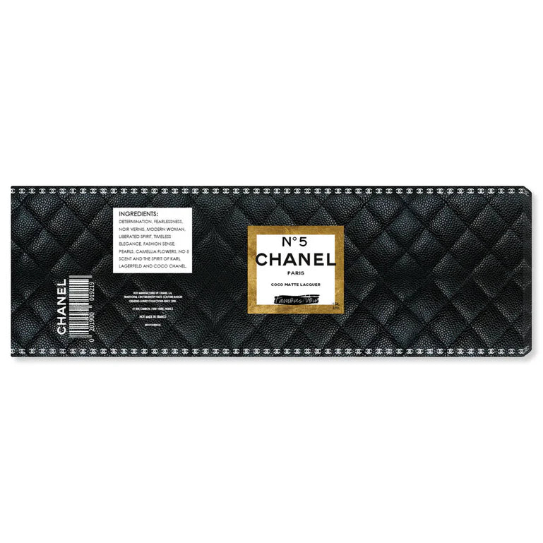 Paris Couture Paint Bucket Label Wide | Oliver Gal