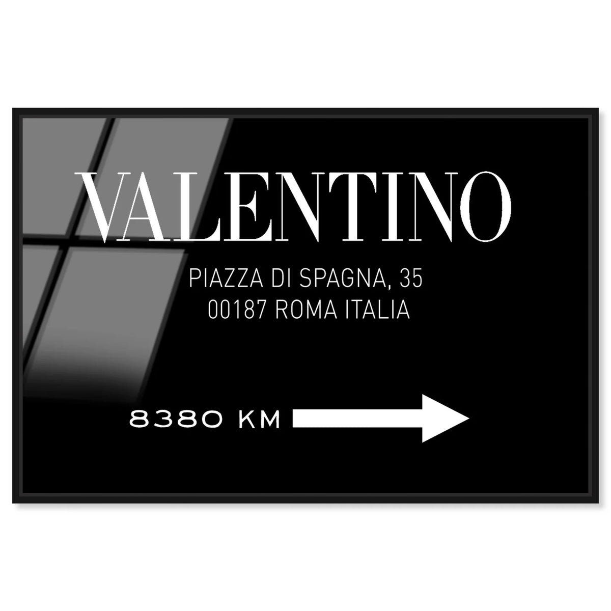 Piazza Road Sign