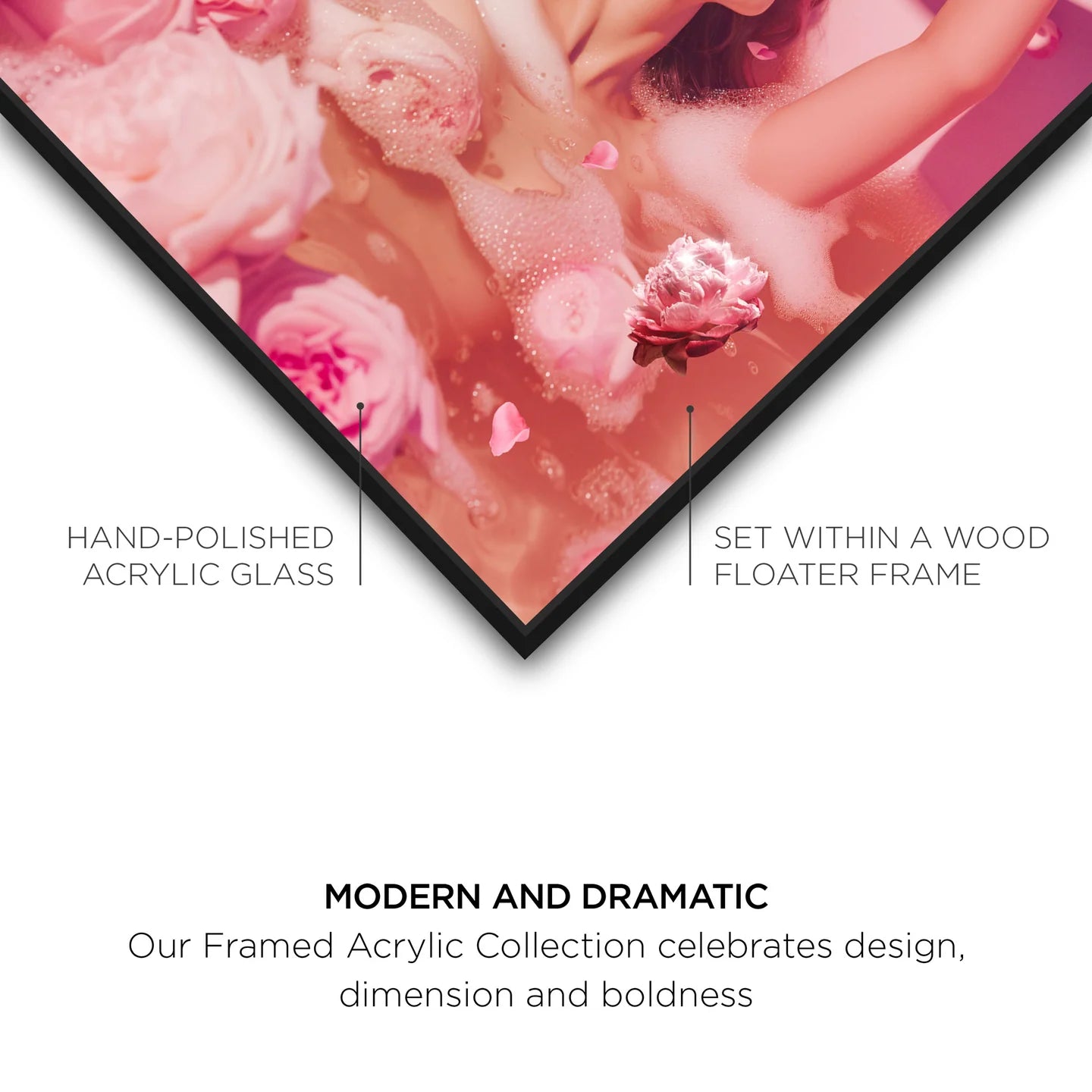 Rose Champagne Bath - With Diamond Dust™ | Oliver Gal