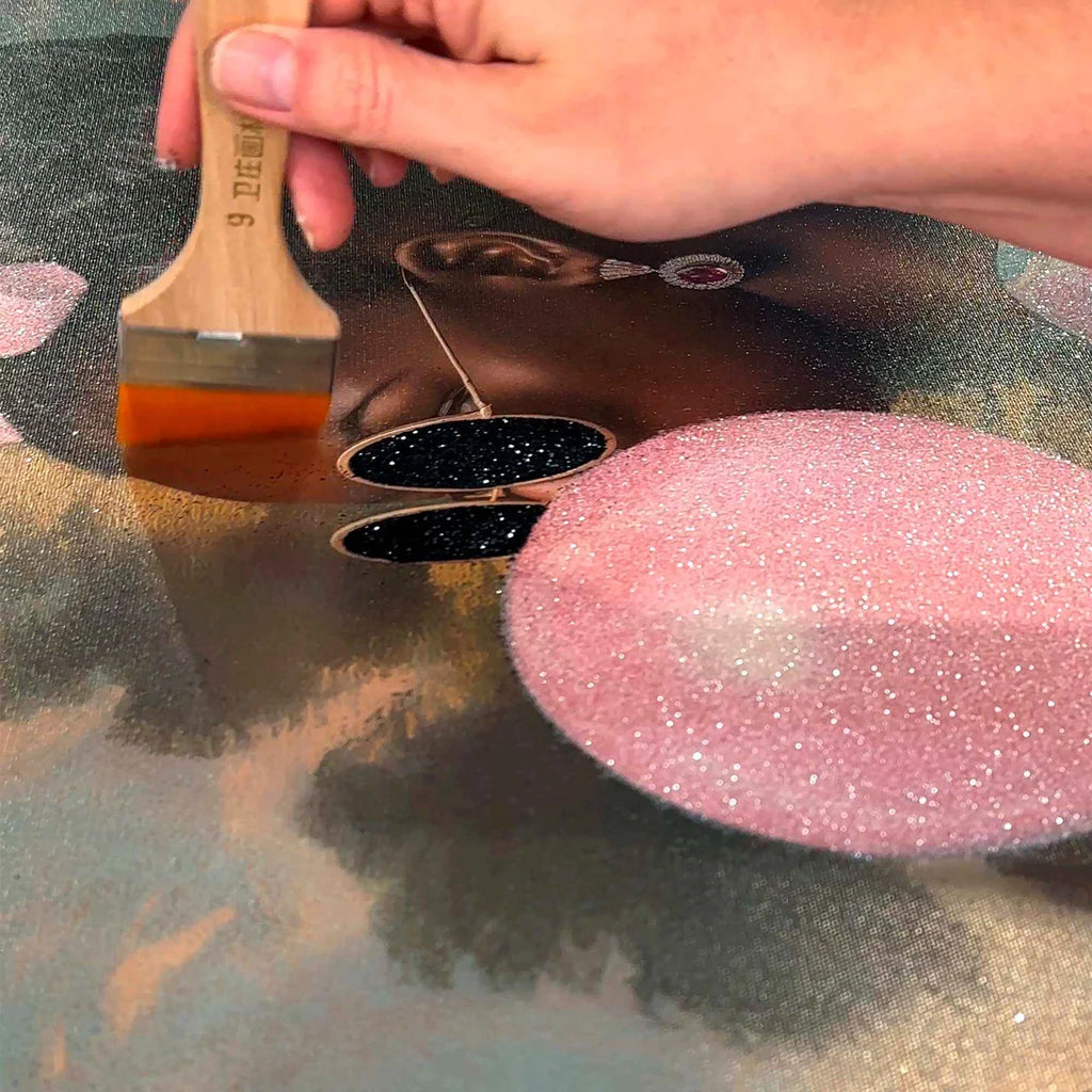 Roses and Rebellion - With Hand-applied Shimmer Diamond Dust™ and Glitter | Oliver Gal