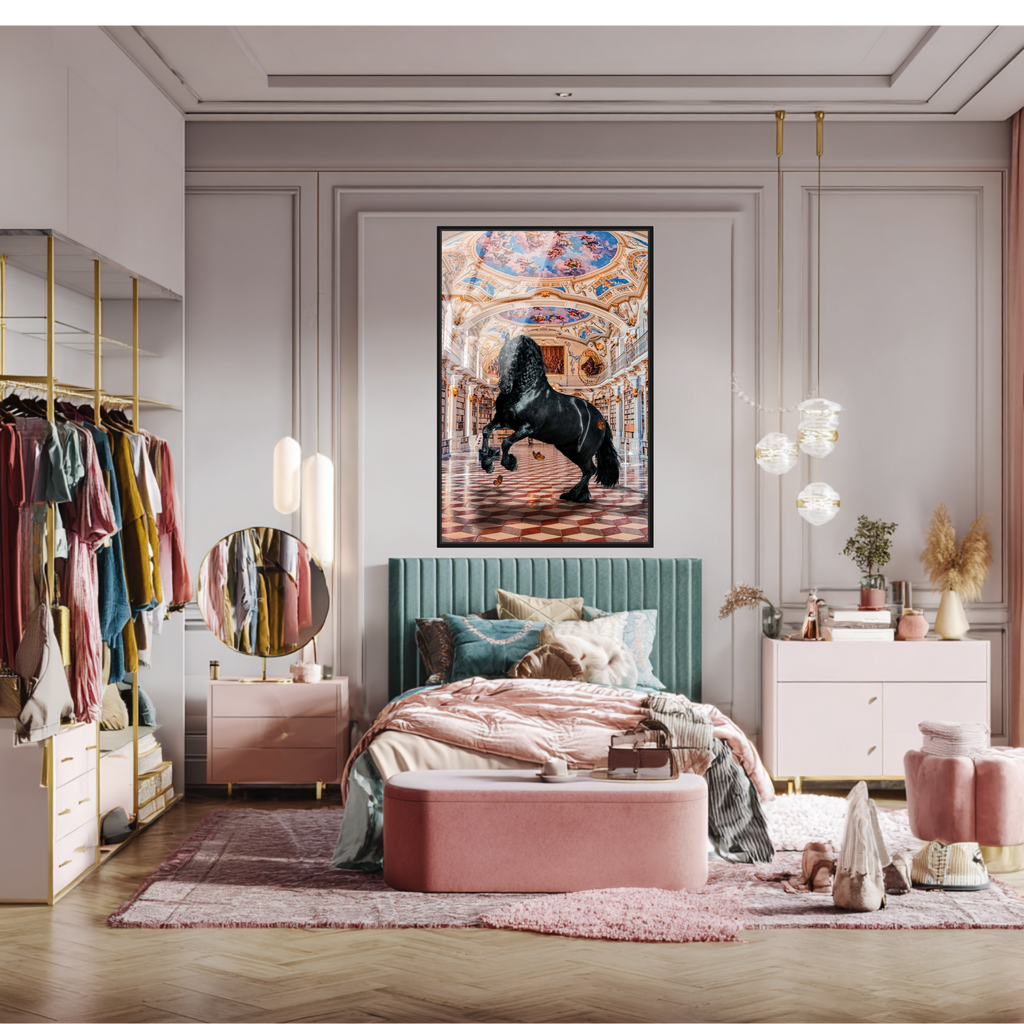 Stallion at the Library | Oliver Gal