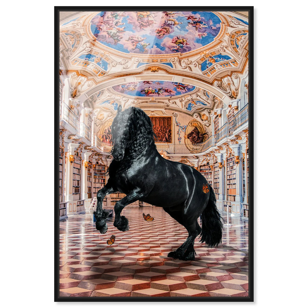 Stallion at the Library | Oliver Gal