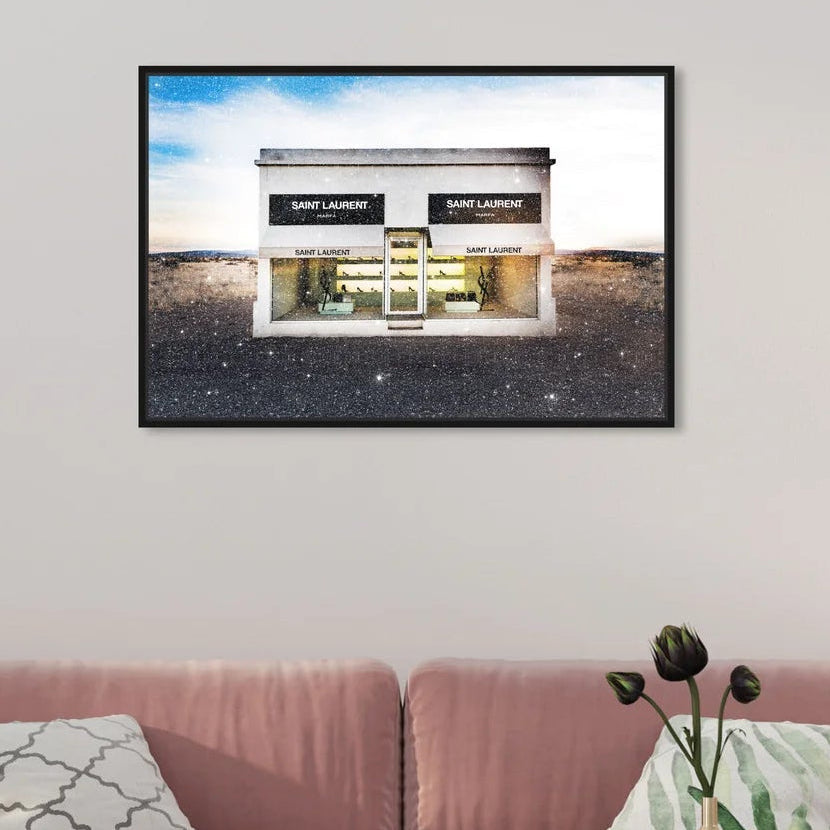 Store in Marfa Italian Color - With Hand-applied Shimmer Diamond Dust™