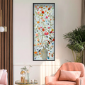 Blooming Coral and Blue | Layered 3 Dimensional Finishes